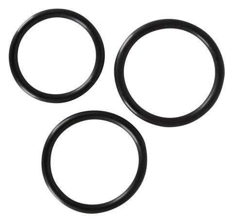 You2Toys Zestaw uprząż z 3 pierścieniami regulowanymi fioletowo-czarny You2Toys