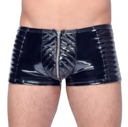 Black Level Bokserki Męskie Winylowe Zamek Biker M Czarny Black Level
