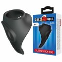 CRAZY BULL Zadok ergonomiczny pierścień silikonowy z rozciągaczem czarny CRAZY BULL