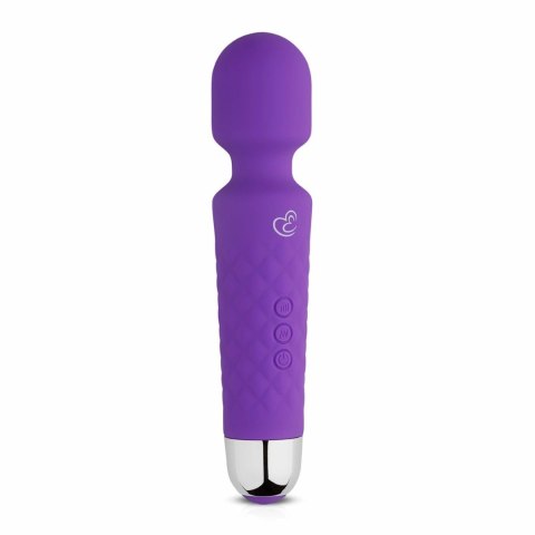 EasyToys Mini Wand Purple - kompaktowy masażer silikonowy 18 trybow Easytoys