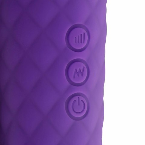 EasyToys Mini Wand Purple - kompaktowy masażer silikonowy 18 trybow Easytoys