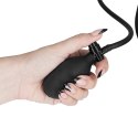 Fetish Submissive Bondage Nadmuchiwana obroża z łańcuchem, regulowana FETISH SUBMISSIVE EXTREME