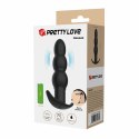 Pretty Love AEAEAS - silikonowy wibrujący korek analny, 10 trybow, czarny PRETTY LOVE