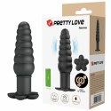 Pretty Love Imron - Wibrujący korek analny, silikonowy, 10 trybow, czarny PRETTY LOVE