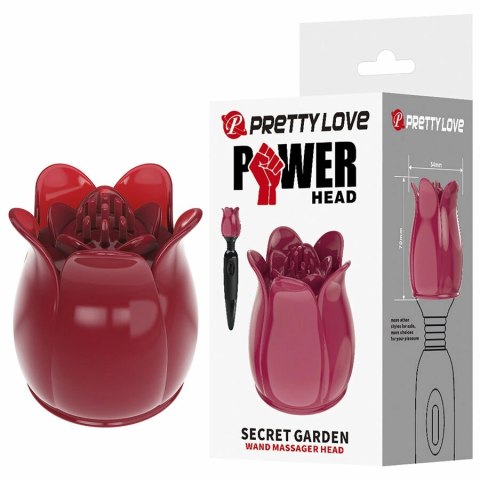 Pretty Love Secret Garden rożowa głowica masująca do PowerWand PRETTY LOVE
