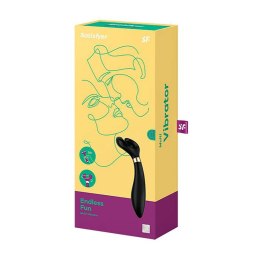 Satisfyer Endless Joy - wielofunkcyjne urządzenie z obrotową głowką, czarne Satisfyer
