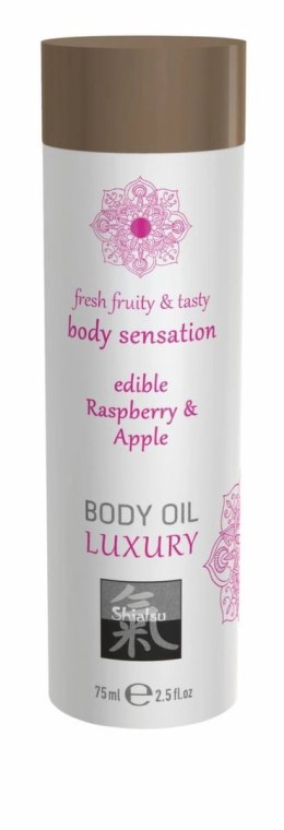 Shiatsu Luxury Body Oil Edible Malinowo-Jabłkowy 100 ml do masażu Shiatsu
