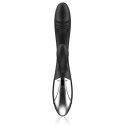 Black & Silver Kaleb Vibe dwusilnikowy model silikonowy 20 cm USB BLACK&SILVER