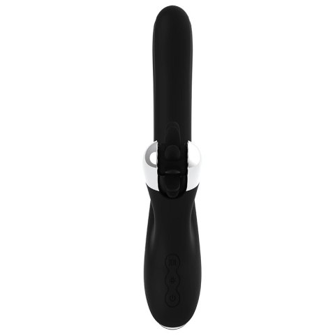 Black & Silver Storm Rotation Vibe silikonowy model rotacyjny USB 24cm BLACK&SILVER