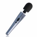 Black&Silver Dexter - Masażer Rożdżka 10 Trybow Silikon USB 30,6cm BLACK&SILVER