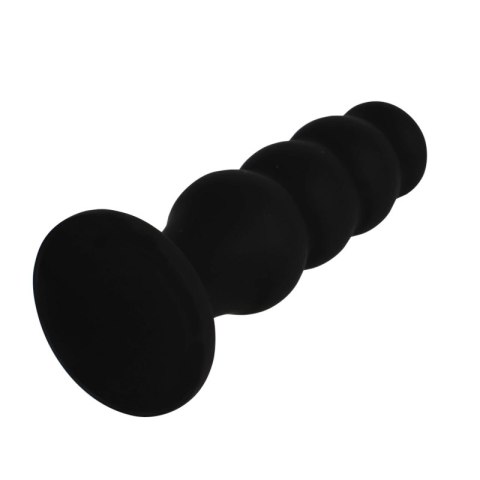 Black&Silver Scott silikonowy stymulator analny czarny 12,5 cm BLACK&SILVER