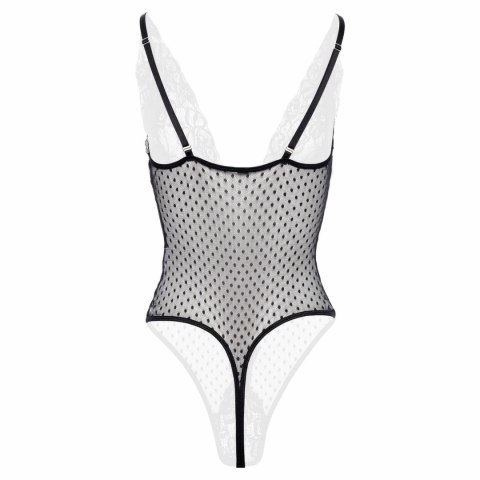 Christine Body Dewi Black - koronkowy model z ozdobnym przodem, rozmiar 2XL/3XL Christine