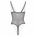 Christine Body Dewi Black z koronką i otwartą konstrukcją, rozmiar L/XL Christine
