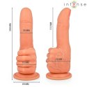 Intense Bender - Elastyczny model dłoniowy z przyssawką 11,3 cm, silikon INTENSE