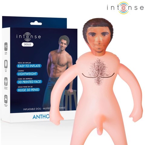 Intense Dolls Anthony - Nadmuchiwany manekin męski 3D, 145 cm, PVC INTENSE DOLLS