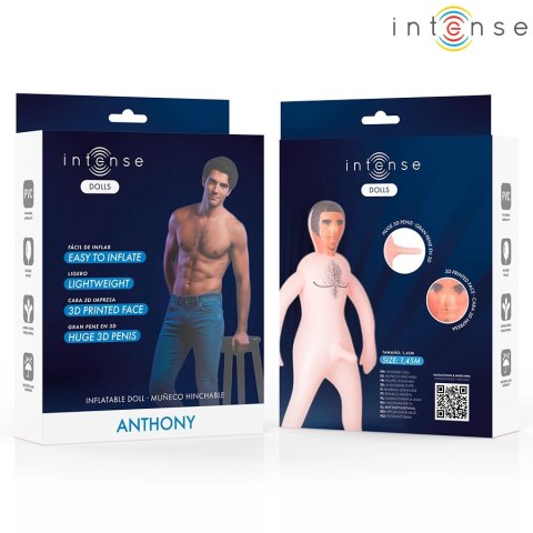 Intense Dolls Anthony - Nadmuchiwany manekin męski 3D, 145 cm, PVC INTENSE DOLLS