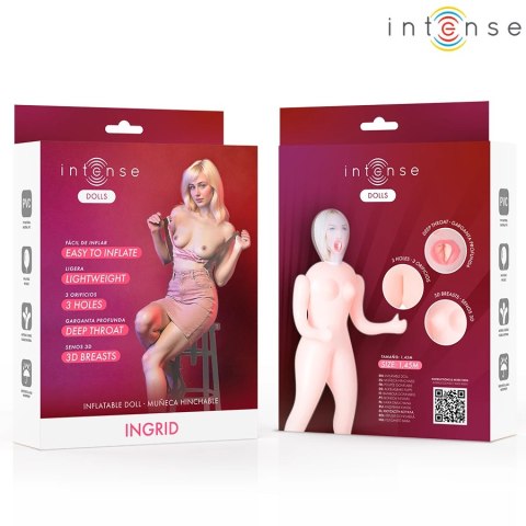 Intense Dolls Ingrid - Nadmuchiwana lalka anatomiczna 145 cm z trzema strefami INTENSE DOLLS