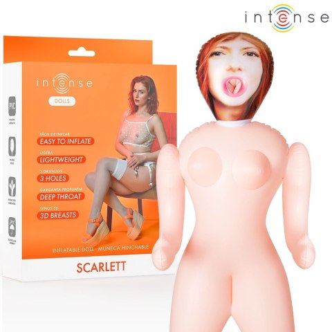 Intense Dolls Scarlett 145 cm - Nadmuchiwana lalka anatomiczna 3 strefy INTENSE DOLLS