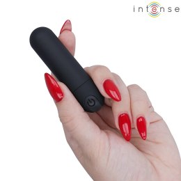 Intense Karen Mini czarny - kompaktowy stymulator wibracyjny USB INTENSE