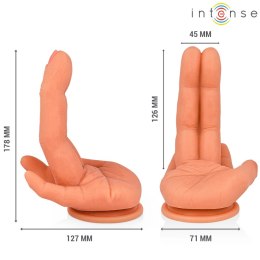 Intense LEELA elastyczna dłoń - stymulator punktu G, silikon 12,6 cm INTENSE