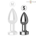Intense Plug LED S - Metalowy wibrujący korek analny z pilotem INTENSE