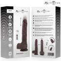 MR INTENSE Matt - Model z ruchem wertykalnym, pilot, silikon 22 cm szary MR. INTENSE