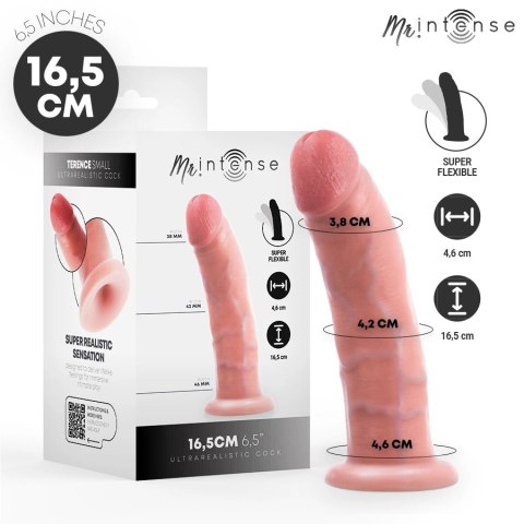MR INTENSE Terence Small - kompaktowy model silikonowy z przyssawką 16,5 cm MR. INTENSE