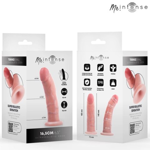 MR INTENSE Terence Small - kompaktowy model silikonowy z przyssawką 16,5 cm MR. INTENSE