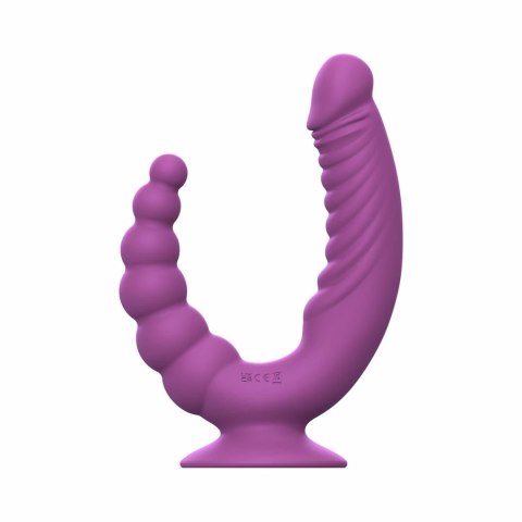 Teazers Double Vibrator Fioletowy z Przyssawką i Pilotem Bezprzewodowym Teazers