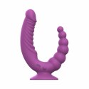 Teazers Double Vibrator Fioletowy z Przyssawką i Pilotem Bezprzewodowym Teazers
