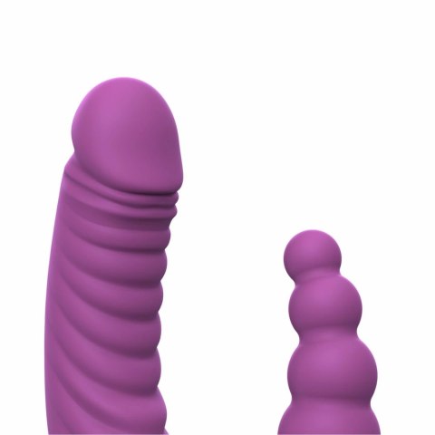Teazers Double Vibrator Fioletowy z Przyssawką i Pilotem Bezprzewodowym Teazers