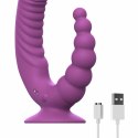 Teazers Double Vibrator Fioletowy z Przyssawką i Pilotem Bezprzewodowym Teazers