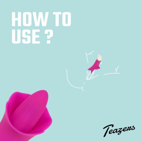 Teazers Flower Touch model wibrujący silikonowy rożowy 10 trybow Teazers