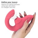 Womanizer Blend Rabbit Vibrant Rose - Wibrator z technologią powietrzną, IPX7 WOMANIZER