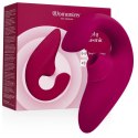 Womanizer Blend Rabbit - stymulator powietrzny i wibracyjny, żywy roż WOMANIZER