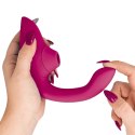 Womanizer Blend Rabbit - stymulator powietrzny i wibracyjny, żywy roż WOMANIZER