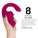 Womanizer Blend Rabbit - stymulator powietrzny i wibracyjny, żywy roż WOMANIZER
