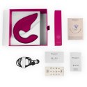 Womanizer Blend Rabbit - stymulator powietrzny i wibracyjny, żywy roż WOMANIZER