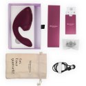 Womanizer Duo Next Intymna Maszyna 3D Air, podwojna, ciemnorożowa WOMANIZER