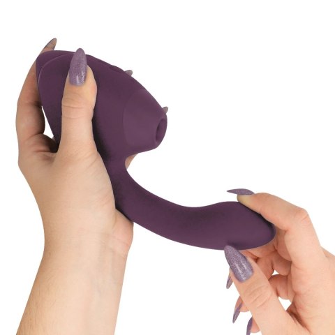 Womanizer Duo Next anatomiczny system powietrzny z wibracjami fioletowy WOMANIZER