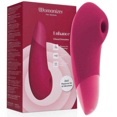 Womanizer Enhance Black-Purple - System 2w1 z technologią powietrzną i wibracjami WOMANIZER
