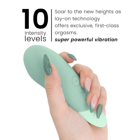 Womanizer Vibe Lay-On Sage - cichy model z technologią UltraWave, IPX7 WOMANIZER
