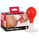 You2Toys Przyssawki do sutkow model z pompką, czerwono-przezroczyste 5,5 cm You2Toys