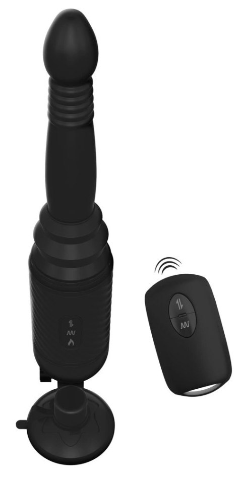 Anal Fantasy Elite Thruster czarny - wibrator z funkcją grzania i ruchem Anal Fantasy
