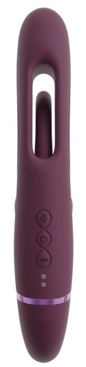 Javida Strapless Strap-On Flic podwojny wibrator z pilotem, silikon JAVIDA