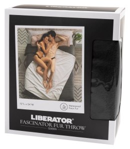 Liberator Faux Fur Fascinator Black narzuta dwustronna 183x137 cm Liberator
