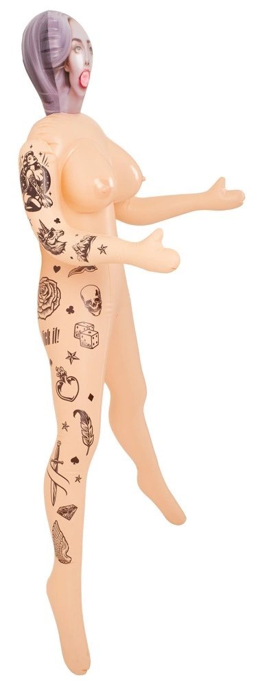 NaughtyDollz Tattoed Doll 152 cm - dmuchana figura z tatuażami You2Toys