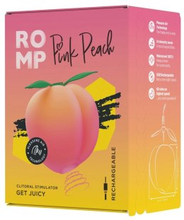 ROMP Pink Peach - kompaktowy stymulator z technologią powietrzną, rożowy ROMP