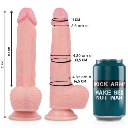 RockArmy Spitfire silikonowy model intymny z przyssawką 21 cm, 4.62 cm ROCK ARMY