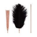 Rosy Gold Feather Tickler & Whip 2w1 - Roża Złota, elegancki design Rosy Gold